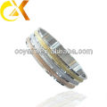 Silver Bangle models Gold plating Sand-blast stainless steel bangle